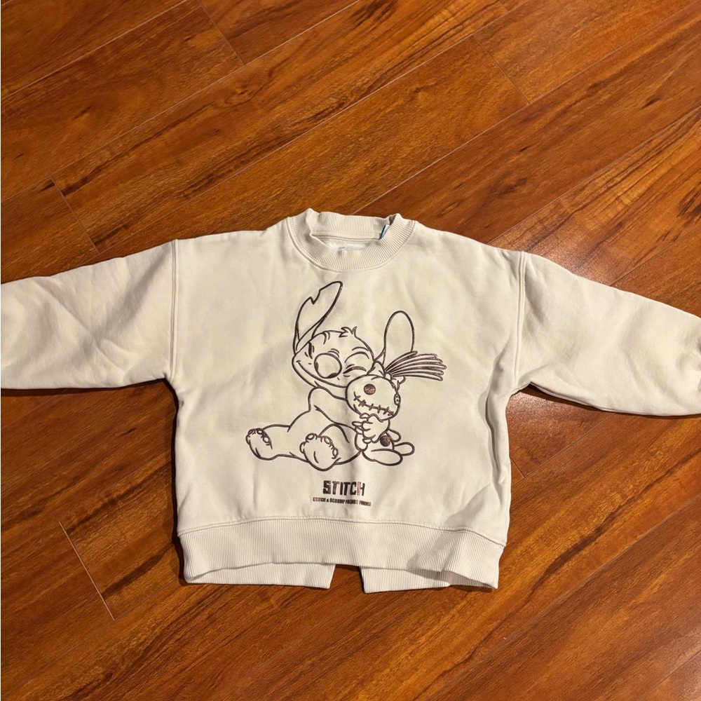 Stitch Kids White Sweatshirt